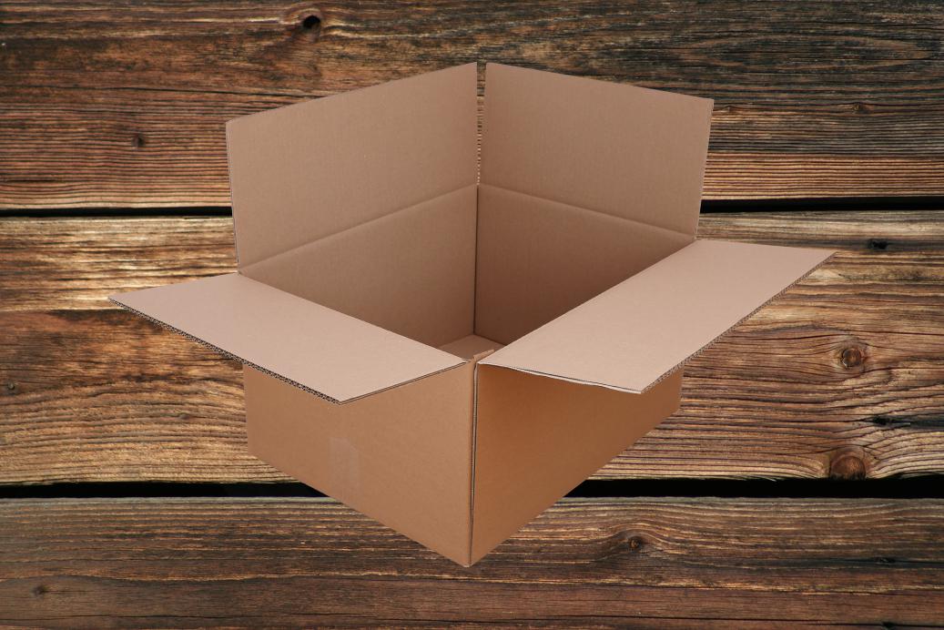 Faltkartons 485x370x250 mm Doppelwelle Braun